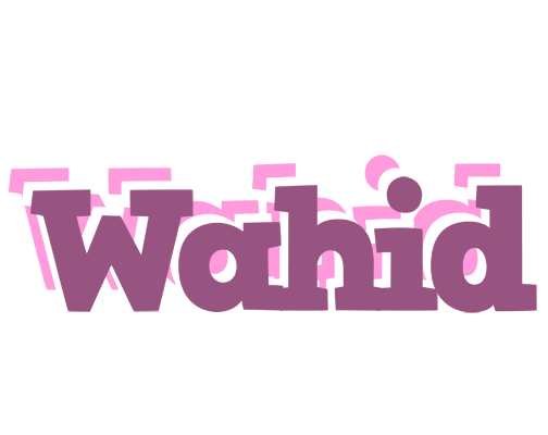 Wahid relaxing logo