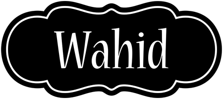 Wahid welcome logo