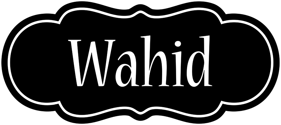 Wahid welcome logo