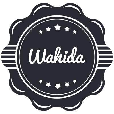 Wahida badge logo