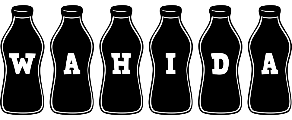 Wahida bottle logo
