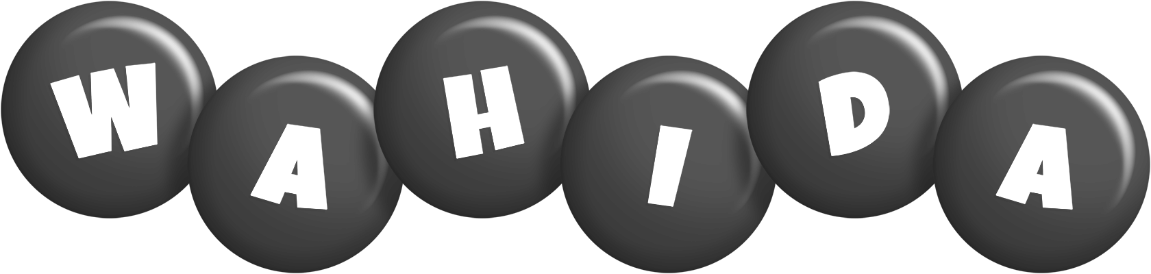 Wahida candy-black logo