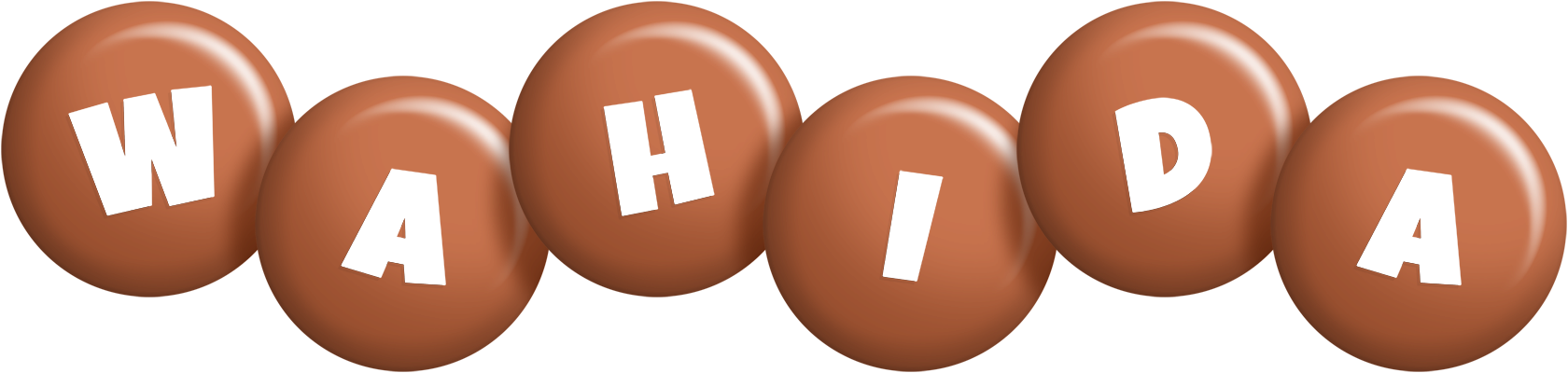 Wahida candy-brown logo