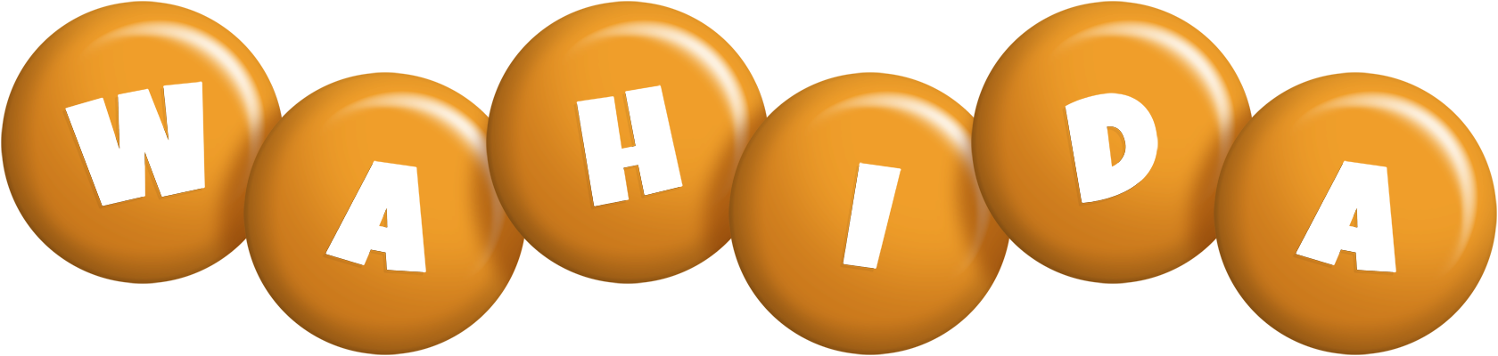 Wahida candy-orange logo