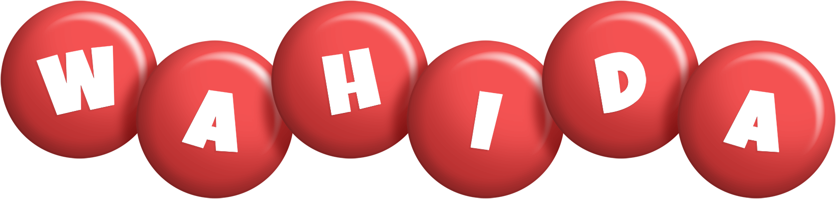 Wahida candy-red logo