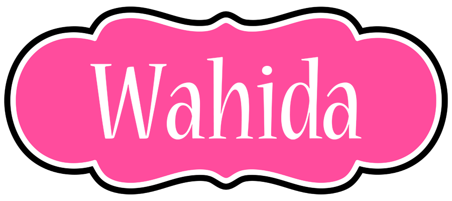 Wahida invitation logo