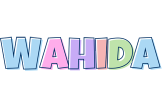 Wahida pastel logo