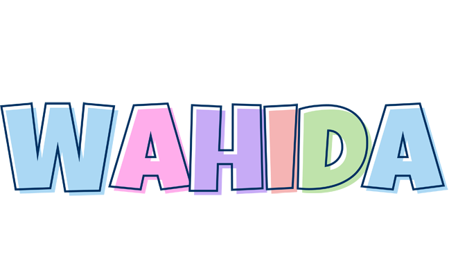 Wahida pastel logo