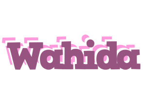 Wahida relaxing logo