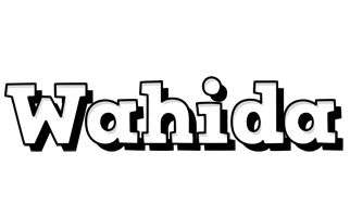 Wahida snowing logo