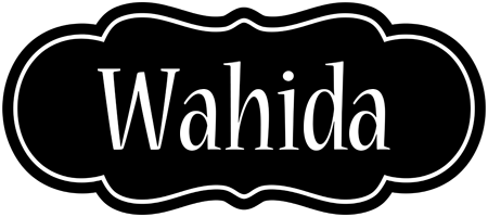 Wahida welcome logo