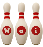 Wai bowling-pin logo