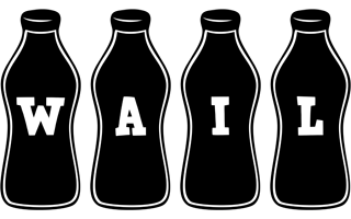 Wail bottle logo