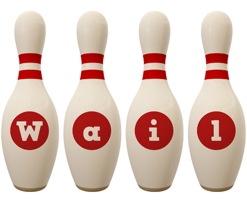 Wail bowling-pin logo