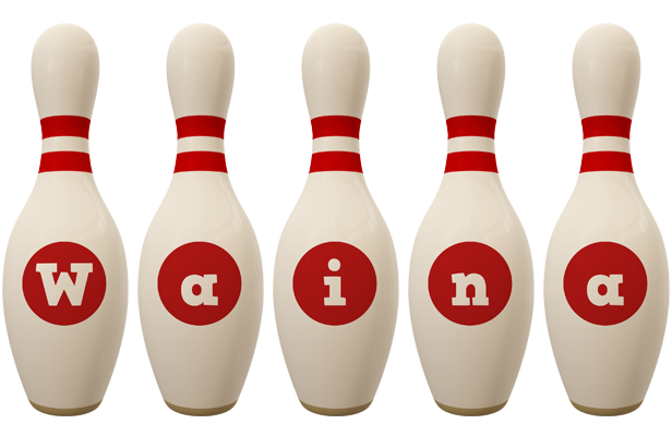 Waina bowling-pin logo