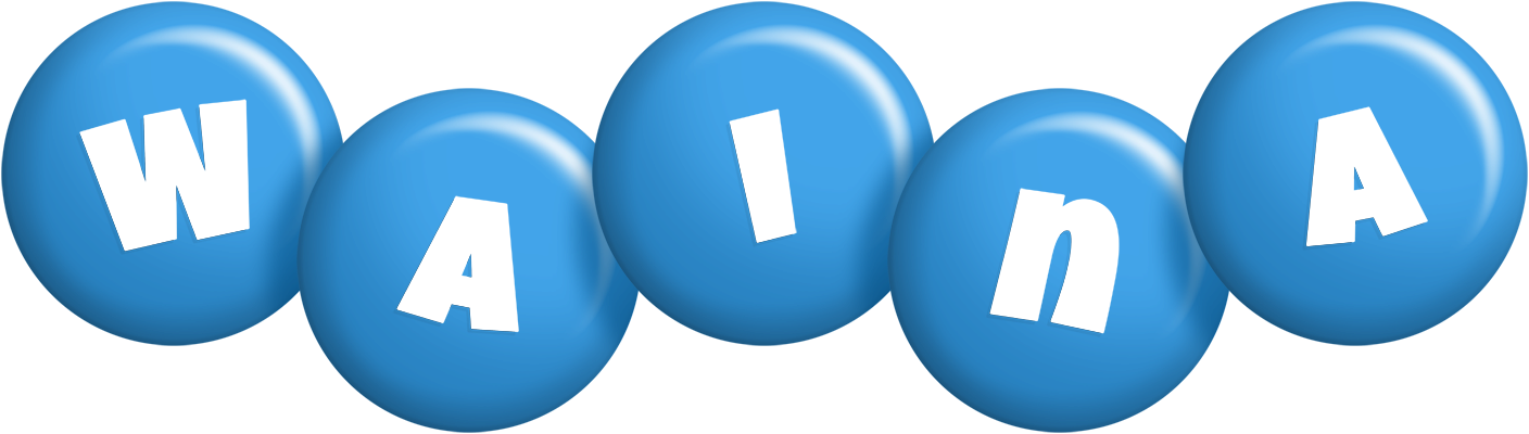 Waina candy-blue logo