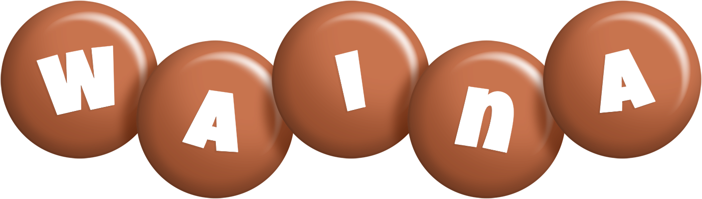 Waina candy-brown logo
