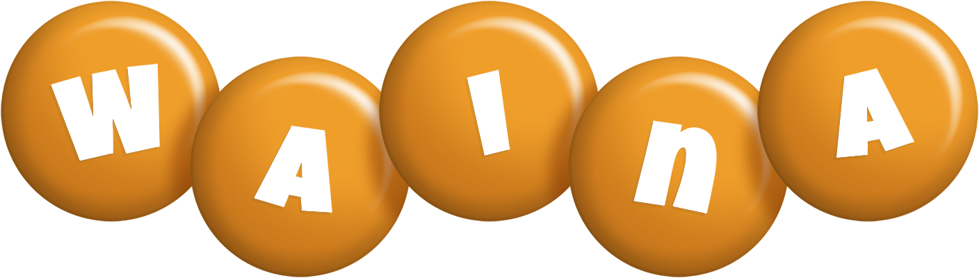 Waina candy-orange logo