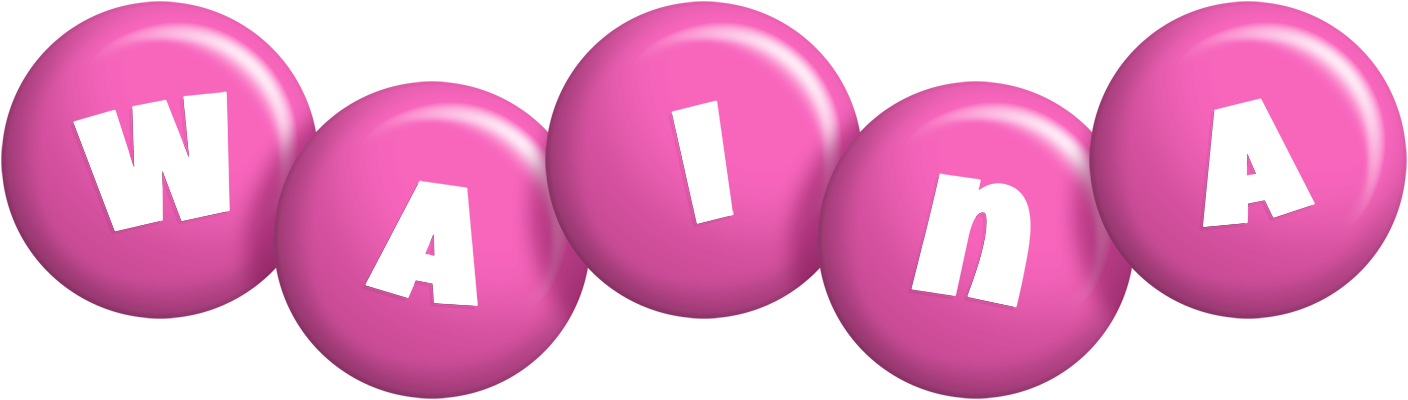 Waina candy-pink logo