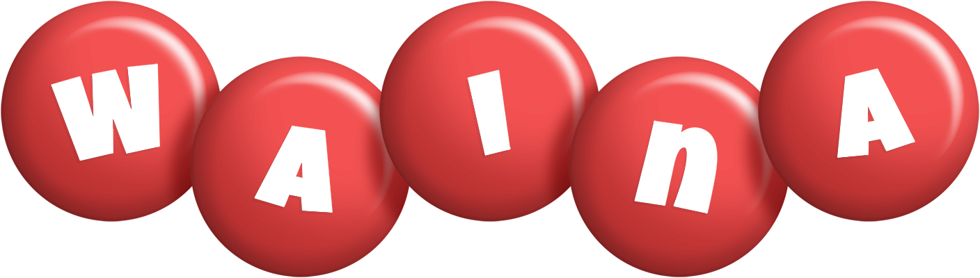 Waina candy-red logo