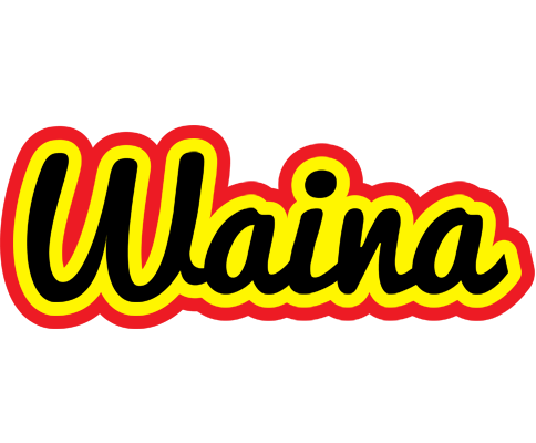 Waina flaming logo