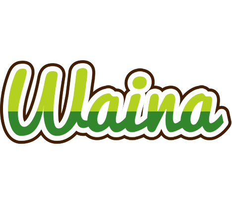 Waina golfing logo