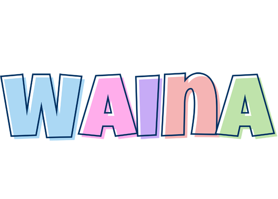 Waina pastel logo