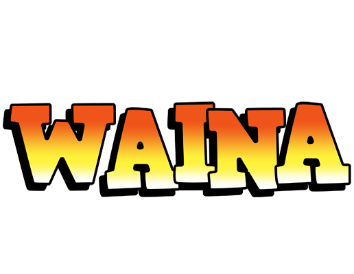 Waina sunset logo