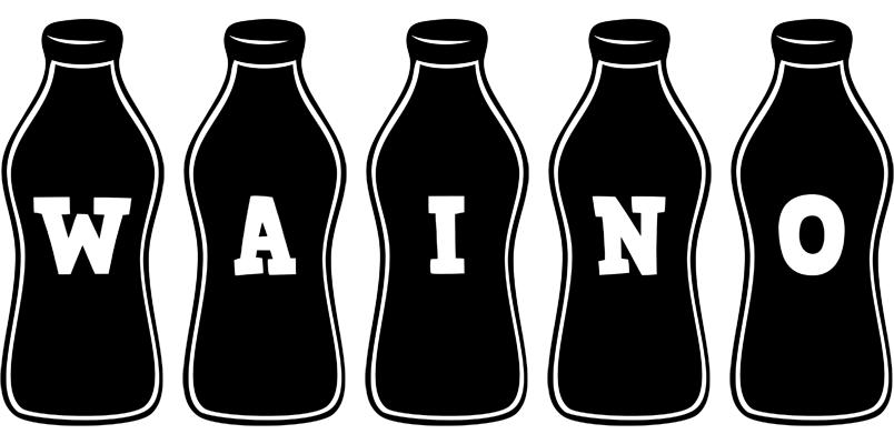 Waino bottle logo
