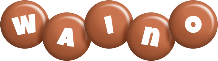 Waino candy-brown logo