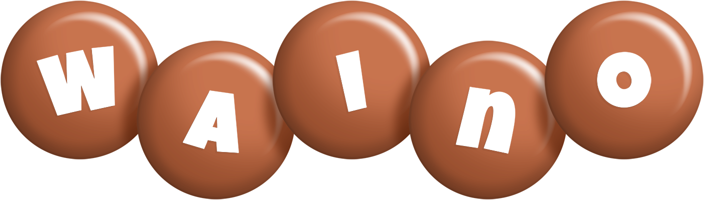 Waino candy-brown logo