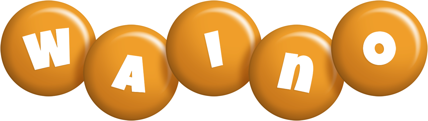 Waino candy-orange logo