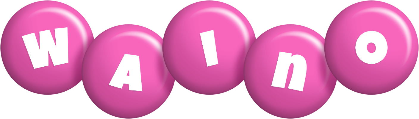 Waino candy-pink logo