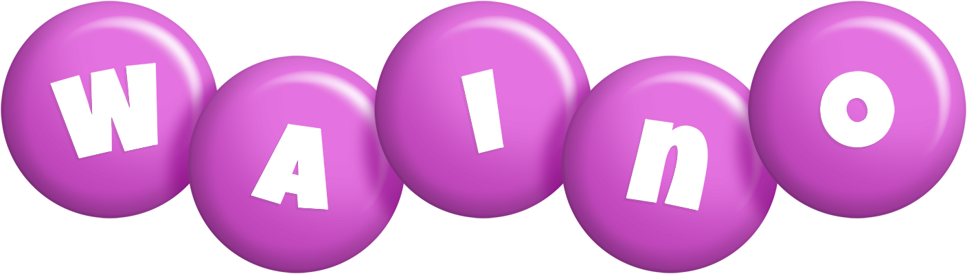 Waino candy-purple logo