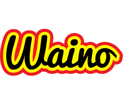 Waino flaming logo