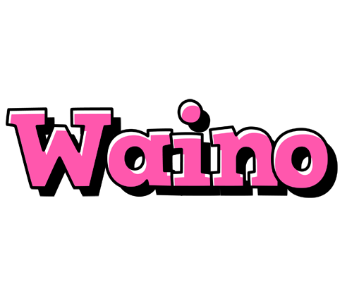 Waino girlish logo