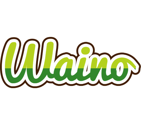 Waino golfing logo