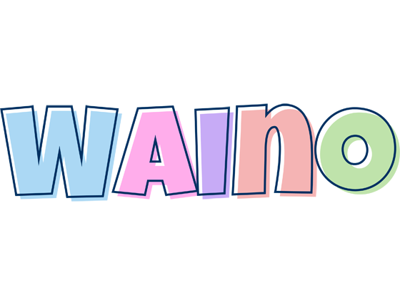 Waino pastel logo