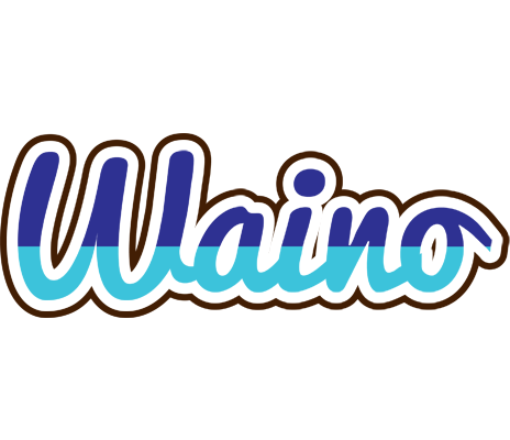 Waino raining logo