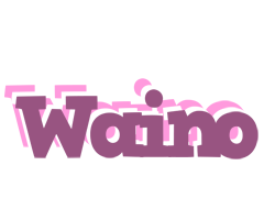 Waino relaxing logo