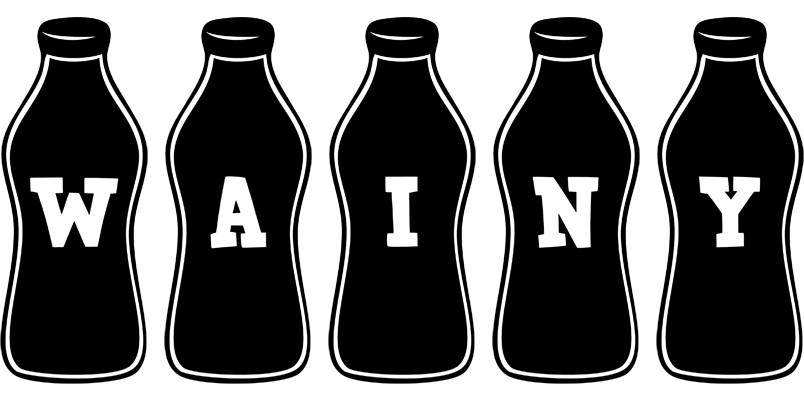 Wainy bottle logo