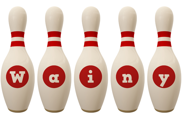 Wainy bowling-pin logo