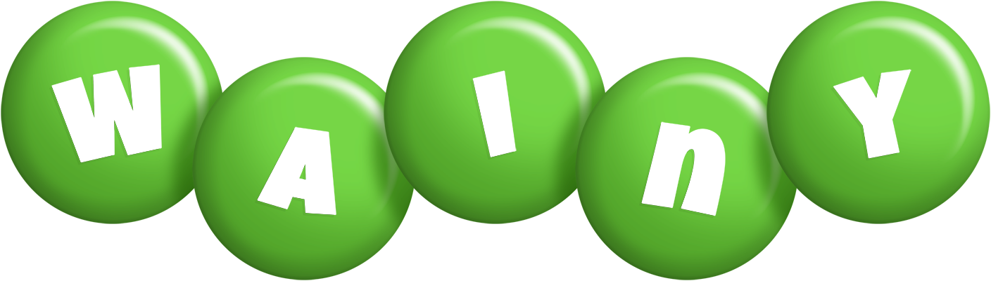 Wainy candy-green logo