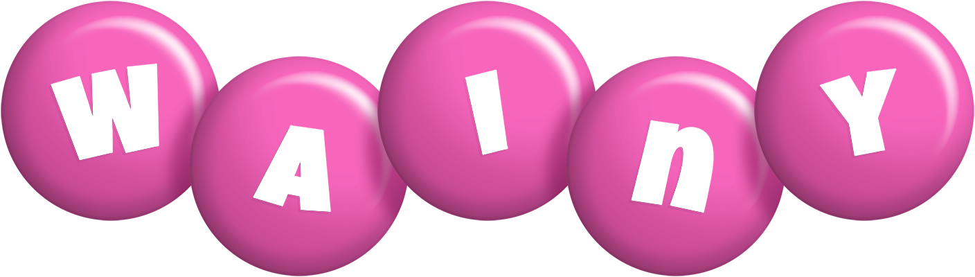 Wainy candy-pink logo