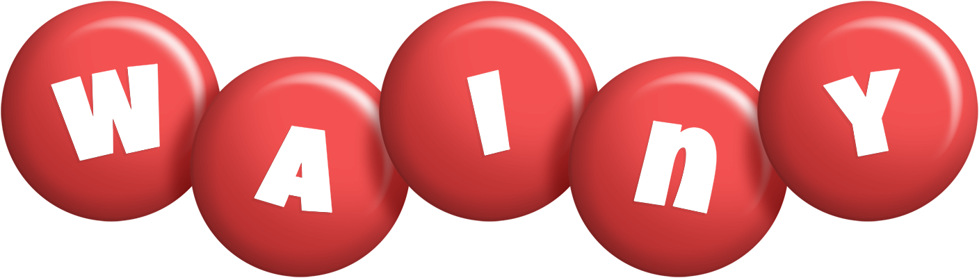 Wainy candy-red logo
