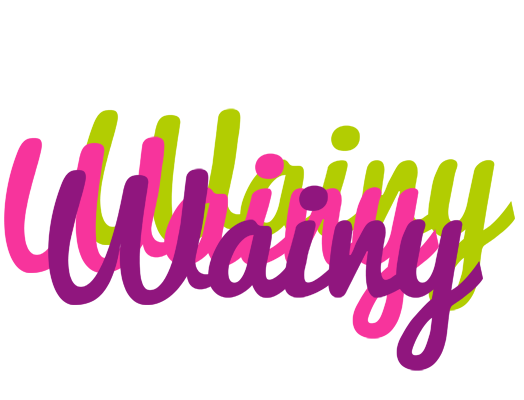 Wainy flowers logo