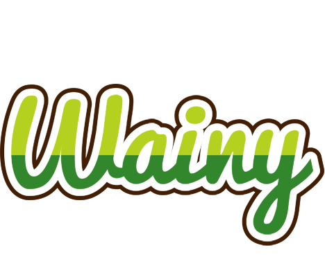 Wainy golfing logo