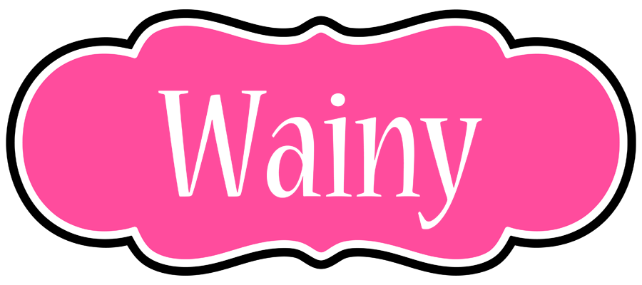Wainy invitation logo