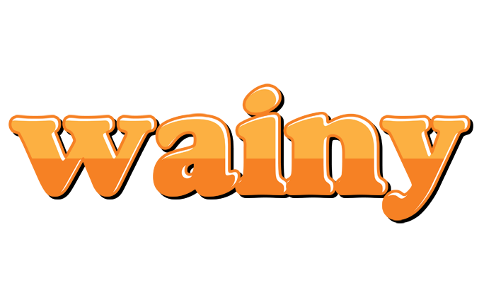 Wainy orange logo