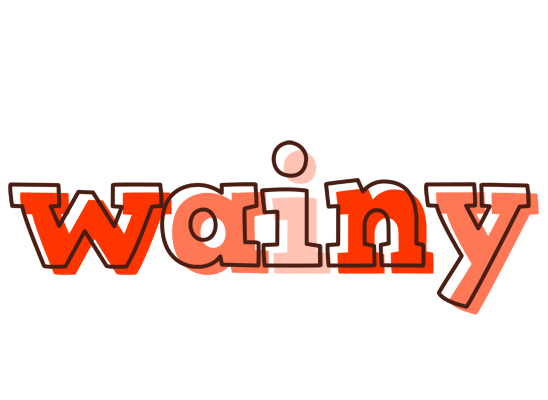 Wainy paint logo